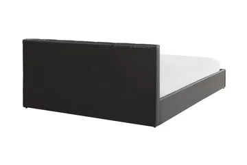 Dreuxa Oppbevaringsseng 180x200 cm - Kunstlær/Grå - Møbler - Senger - Sengeramme & sengestamme