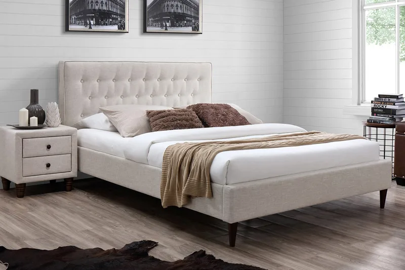 Emilia Seng 90x200 cm Lysebeige