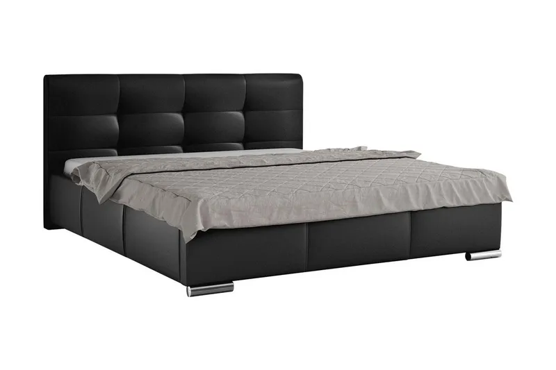 Strandrud Seng 140x200, Svart