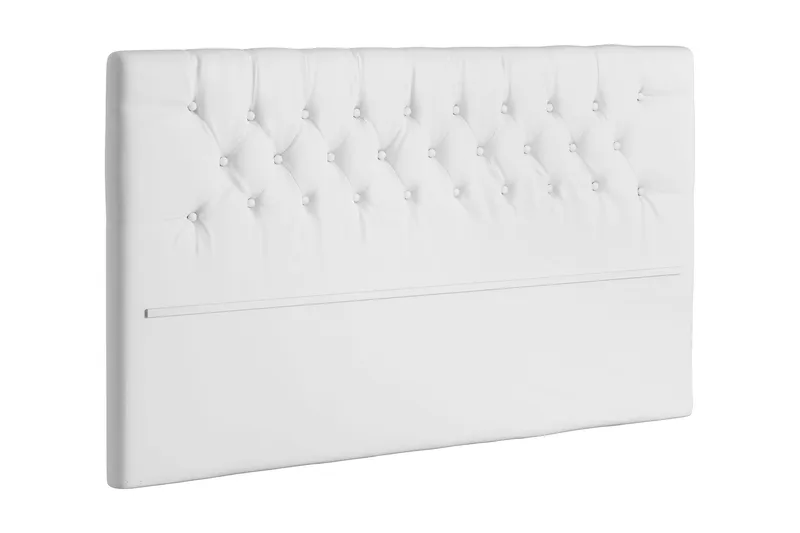 Cheter Sengegavl 140 cm Kunstlær, Hvit