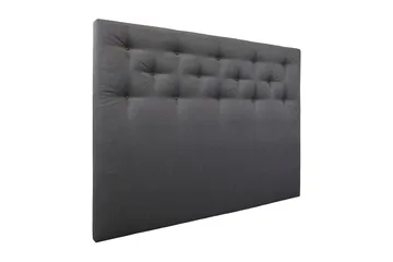 Diplomat Sengegavl 160x130 cm - Mørkegrå - Møbler - Senger - Sengetilbehør & sengegavl - Sengegavl