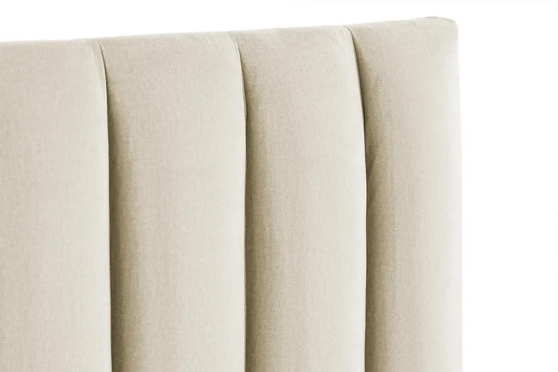 Rakel Sengegavl 140cm - Beige/Fløyel - Møbler - Senger - Sengetilbehør & sengegavl - Sengegavl