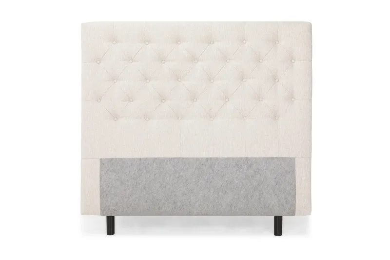 Sengegavl Dypstiftet 140 cm, Beige