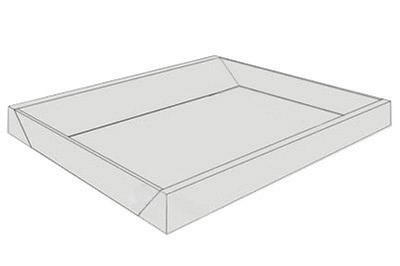 Wave Skumram Til Vannseng 180|200 Cm - Svart - Møbler - Senger - Vannsenger