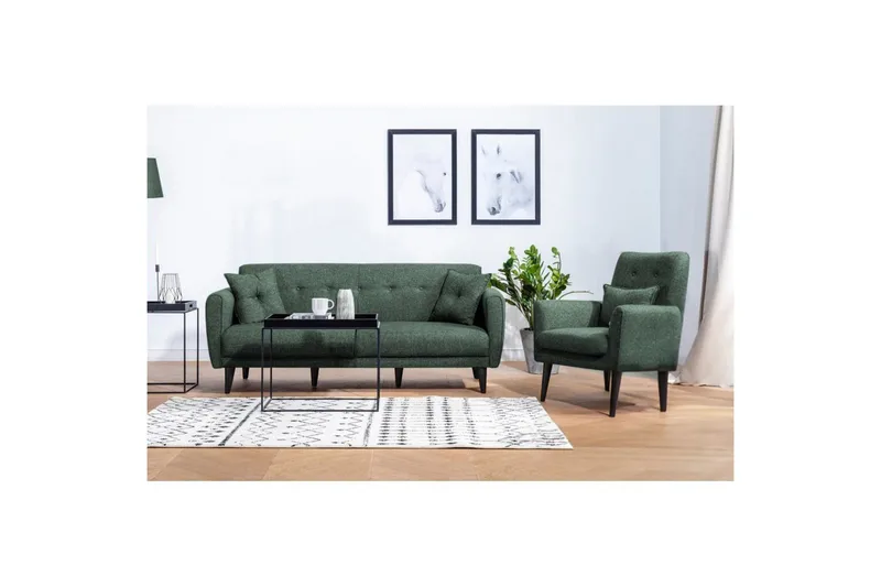 Hunterville Sofa sett, Grønn