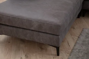 Svanabyn Sofa m. Divan og Sjeselong 4-seter - Antrasitt - Møbler - Sofaer - U-sofa