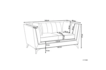 Gaula Sofa 2-4 Seter - Blå - Møbler - Sofaer - 2 seter sofa