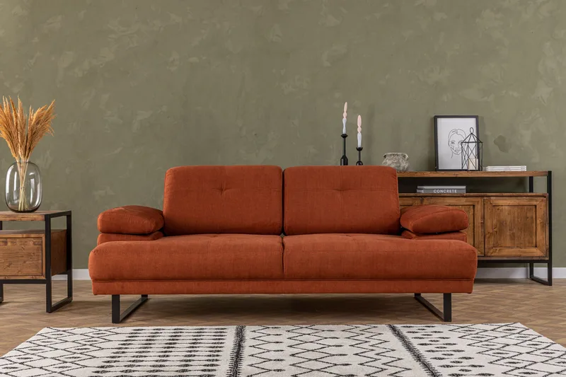 Kitimat Sofa 2-seters, Oransje