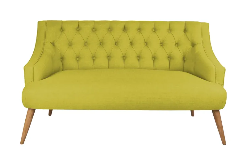 Lamonti 2-seters Sofa, Grønn/Natur
