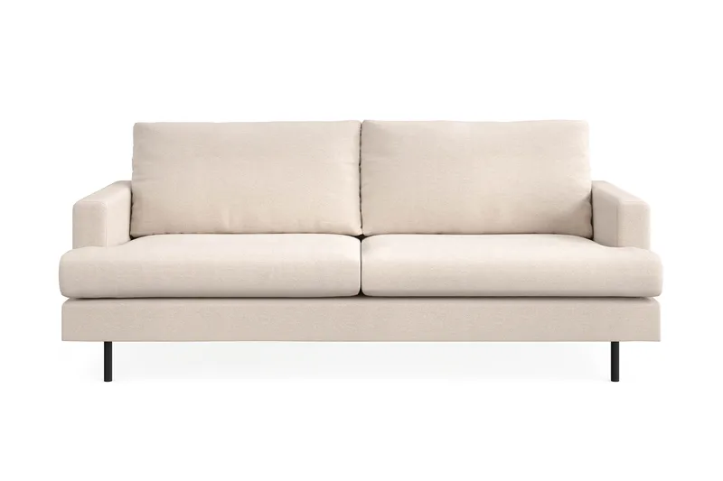 Menard Compact 3-seters Stoffsofa, Beige