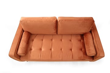 Mirrilnesh Sofa 2-seters - Oransje - Møbler - Sofaer - 2 seter sofa