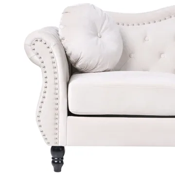 2-seters sofa Skien - Lys beige - Møbler - Sofaer - 2 seter sofa