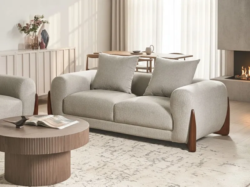 2-seters sofa Vinliden - Taupe - Møbler - Sofaer - 2 seter sofa