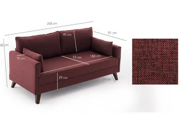 Antigua Sofa 3-seter - Møbler - Sofaer - Sovesofaer - 3 seters sovesofa