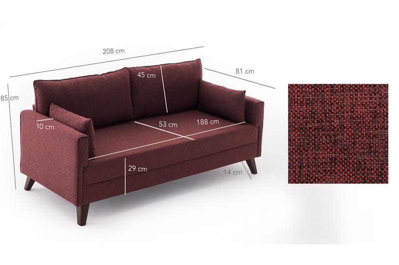 Antigua Sofa 3-seter - Møbler - Sofaer - Sovesofaer - 3 seters sovesofa