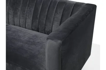 Arvika Sofa 2-4 Seter - Svart - Møbler - Sofaer - Sofa 3 seter