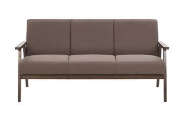 Asnes 3-seters Sofa - Brun - Møbler - Sofaer - Sofa 3 seter
