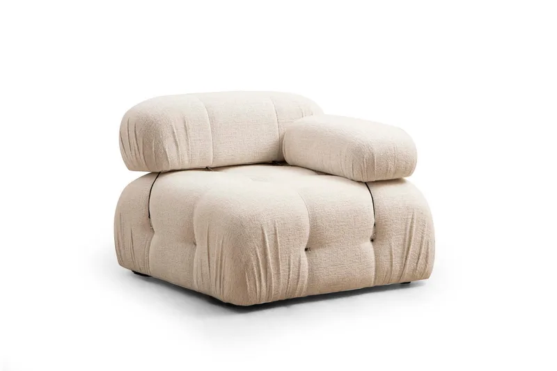 Belgin Boblende Sofa 3-seter - Lysebeige - Møbler - Sofaer - Modulsofaer - Komplett modulsofa