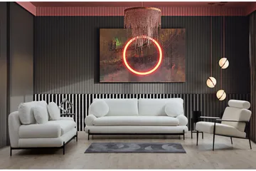 Cassius Sofa 3-seter - Hvit - Møbler - Sofaer - Sofa 3 seter