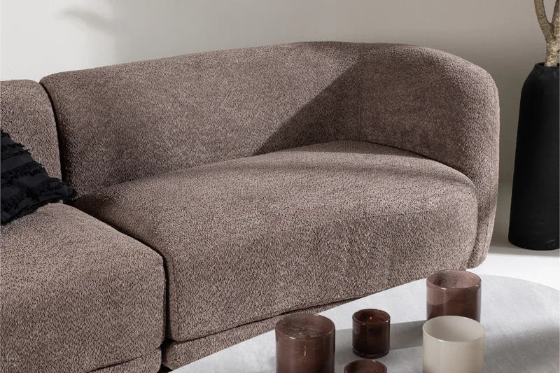 Cielo 3-seters Sofa - Brun - Møbler - Sofaer - Sofa 3 seter