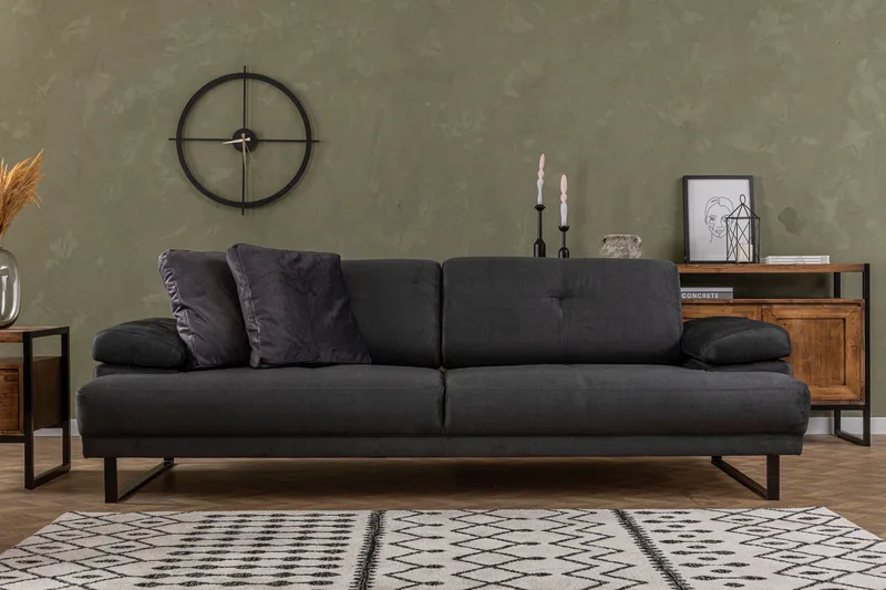 Kitimat Sofa 3-seters, Antrasitt