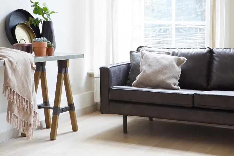 Lissbon 3-seters Sofa - Svart - Møbler - Sofaer - Sofa 3 seter
