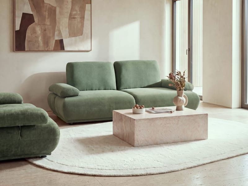 3-seters sofa Nacka - Lysegrønn - Møbler - Sofaer - Sofa 3 seter