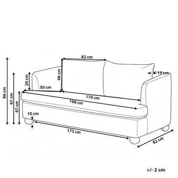3-seters sofa Rattvik - Brun - Møbler - Sofaer - Sofa 3 seter