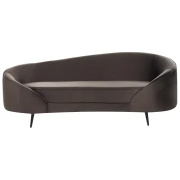 3-seters sofa Savar - Mørkebrun - Møbler - Sofaer - Fløyel sofaer