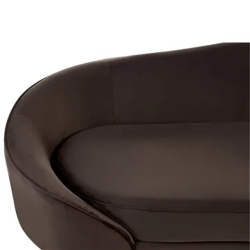 3-seters sofa Savar - Mørkebrun - Møbler - Sofaer - Fløyel sofaer