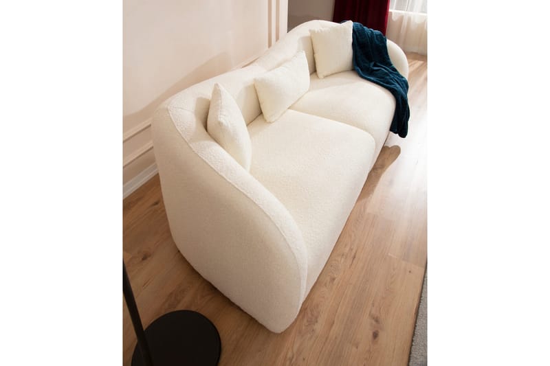 Scone Sofa 3-seters - Beige|Bouclé - Møbler - Sofaer - Sofa 3 seter