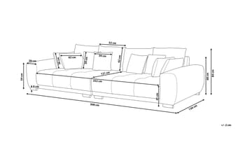 Torpo Sofa 3-seter - Grå - Møbler - Sofaer - Sofa 3 seter