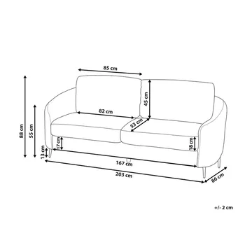 3-seters sofa Trosa - Møbler - Sofaer - Sofa 3 seter