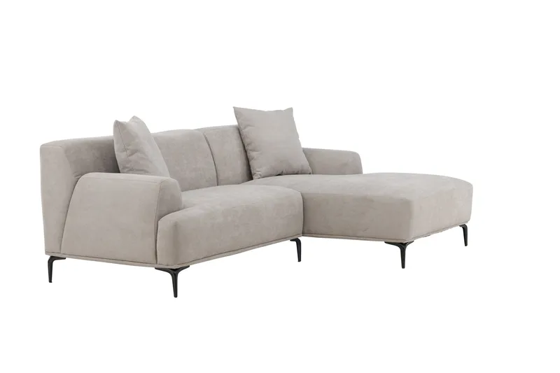 Viskan Sofa 3-seter - Lys grå - Møbler - Sofaer - Sofa med sjeselong - 3 seters sofa med divan