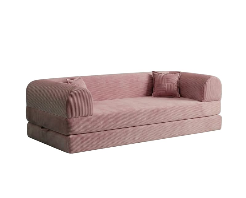 3-seters sovesofa Atelier Del Sofa Legom Eco (190 x 90 x 25 cm) Rosa - Møbler - Sofaer - Sovesofaer
