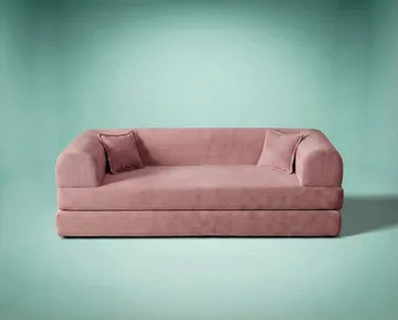 3-seters sovesofa Atelier Del Sofa Legom Eco (190 x 90 x 25 cm) Rosa - Møbler - Sofaer - Sovesofaer