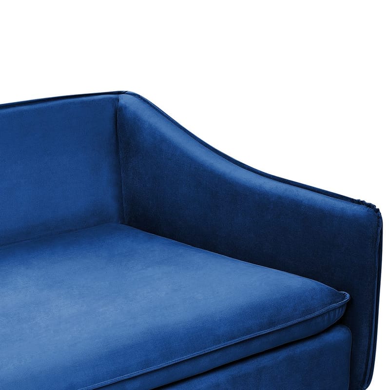 4-seters sofa Aure - Blå - Møbler - Sofaer - Fløyel sofaer
