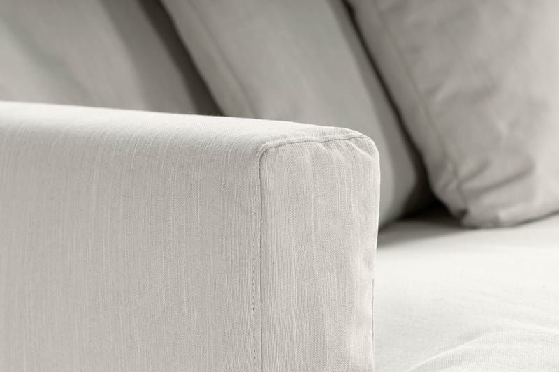 Menard 4-seters Dyp Stoffsofa - Lys grå - Møbler - Sofaer - 4 seter sofa