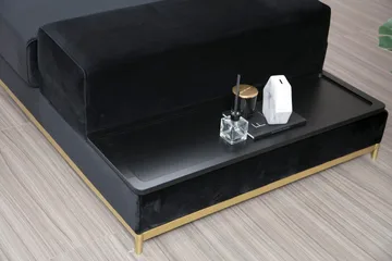 Mezonzo 4-seter Sofa - Svart - Møbler - Sofaer - 4 seter sofa