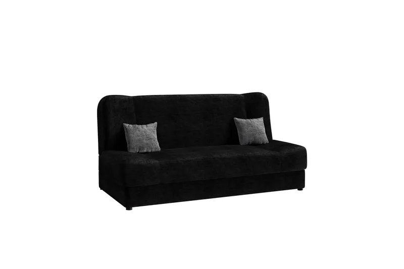 Abron Sofa 3-seter, Svart/Lys grå