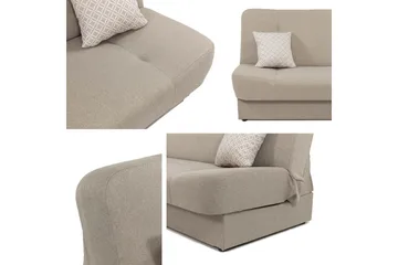 Abron Sofa 3-seter - Svart/Lys grå - Møbler - Sofaer - Sovesofaer