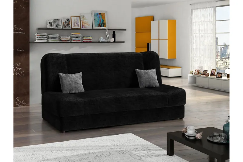 Abron Sofa 3-seter - Svart/Lys grå - Møbler - Sofaer - Sovesofaer