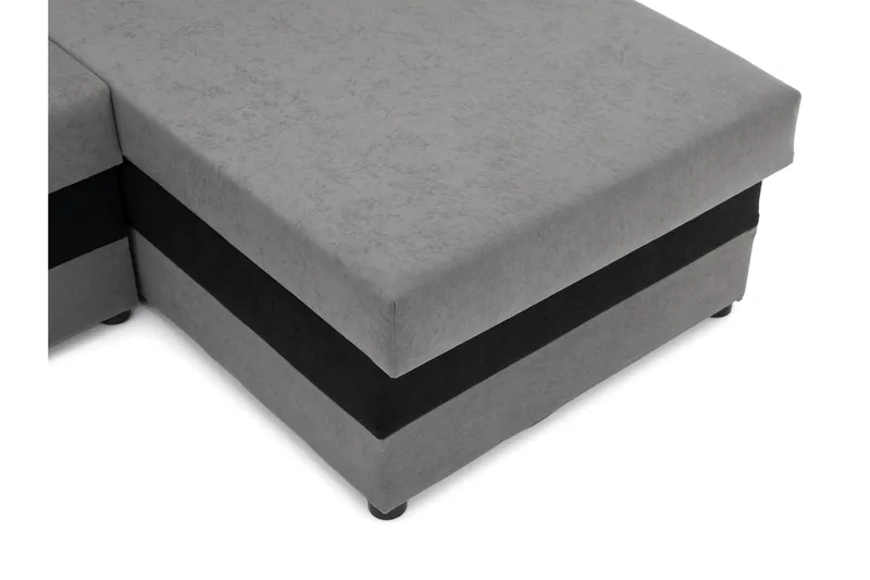 Alvared Sofa Dobbeldivan 4-seter - Mørk grå - Møbler - Sofaer - Sovesofaer