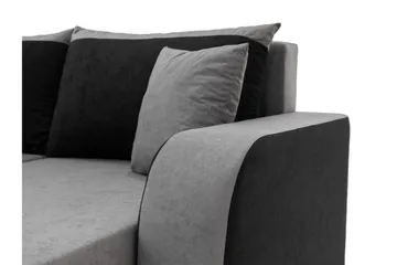 Alvared Sofa Dobbeldivan 4-seter - Mørk grå - Møbler - Sofaer - Sovesofaer