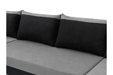 Alvared Sofa Dobbeldivan 4-seter - Mørk grå - Møbler - Sofaer - Sovesofaer