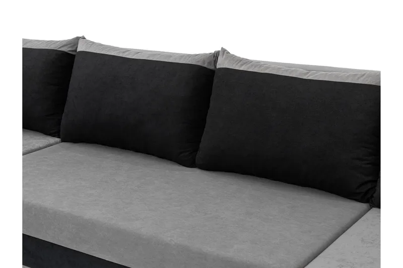Alvared Sofa Dobbeldivan 4-seter - Mørk grå - Møbler - Sofaer - Sovesofaer