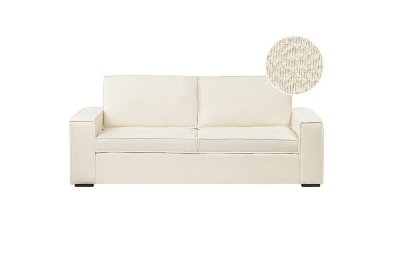 Bäddsoffa Beliani Vuokatti Brun White