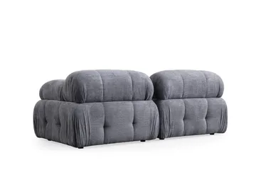 Belgin Sofa 2-seter - Grå - Møbler - Sofaer - Modulsofaer - Komplett modulsofa
