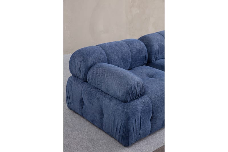 Belgin Sofa 3-seter - Blå - Møbler - Sofaer - Modulsofaer - Komplett modulsofa
