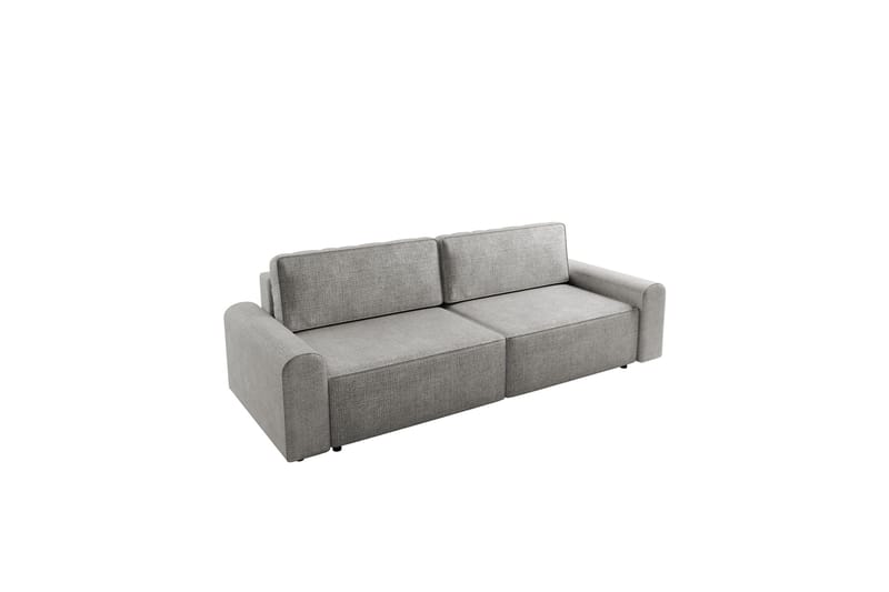 Bella Sovesofa 3-seter i Plysj, Grå